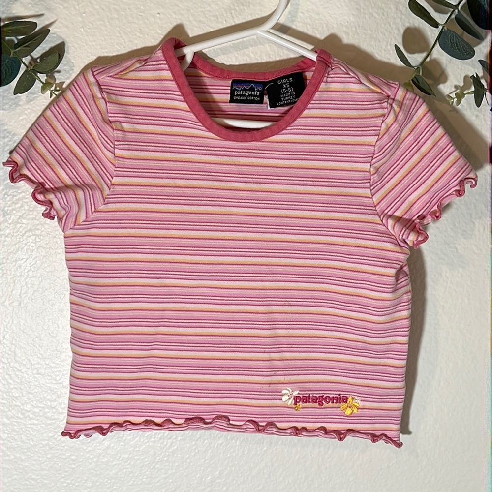 Girls Patagonia Striped T-shirt
